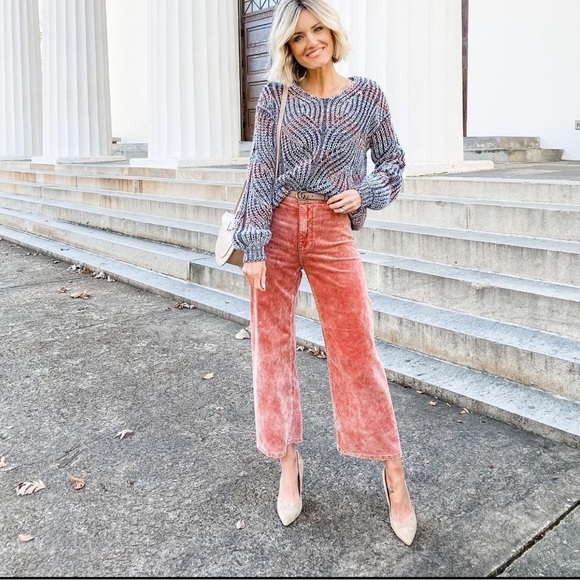 Anthropologie Corduroy Cropped Pants - Picture 6 of 6